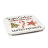 Santa's Favorite Cookie Plate Pedestal 14.25"D