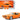 1969 Pontiac GTO Judge Pro Stock Orange 1/24 Diecast Car Model by Jada