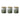 Frosted Pine Mercury Glass Candle Holder (Set of 3)