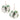 Metal Snowboard Forest Disc Ornament (Set of 6)