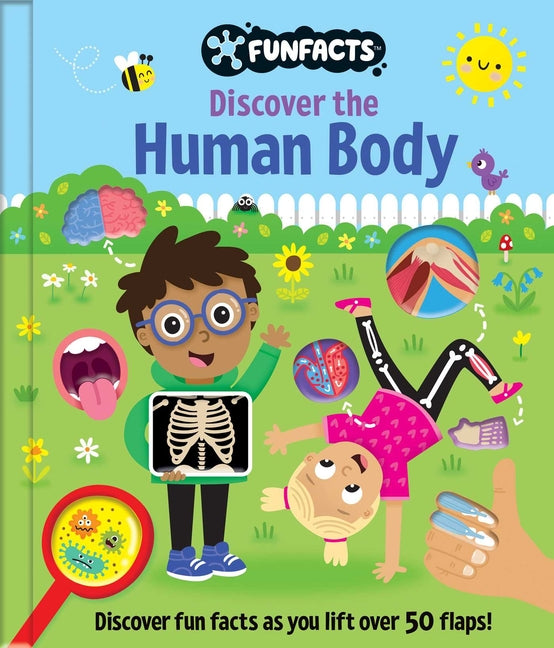 Discover the Human Body: Lift-The-Flap Book: Board Book with Over 50 Flaps to Lift! - Hardcover by Books by splitShops