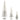 Glittered Ombre Bottle Brush Tree (Set of 3)