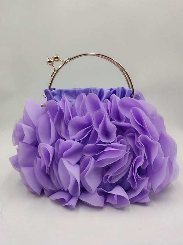 Three-Dimensional Flower Handbags by migunica