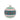 Stripe Patterened Glass Ball Ornament (Set of 6)
