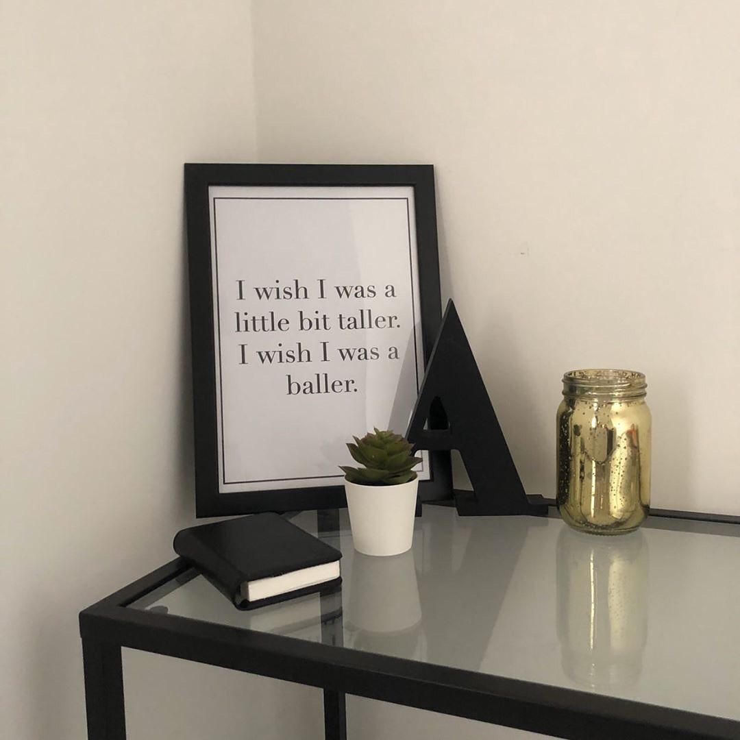 Wish I Was Taller Children's Room Quote Wall Decor Print by WinsterCreations™ Official Store