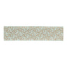 Orante Blue and Gold Glitter Wired Ribbon 4" x 10 yds.