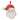 Frosted Santa Cookie Ornament (Set of 12)
