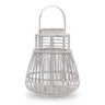 Woven Rattan Lantern 14.5"H