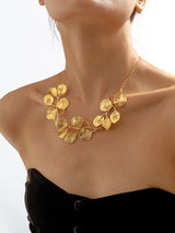 Leaves Shape Solid Color Necklaces Accessories by migunica