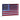 Hanging American Flag Ekko Light Display 23"L