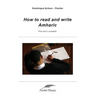 How to read and write Amharic: For adult learners