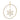 Jeweled Metal Hanging Snowflake Ornament (Set of 12)