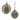 Woven Bamboo Ball Ornament (Set of 4)