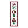 Metal Be Merry Sentiment Sign 30"H