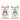 Wood Beaded Merry Christmas Banner (Set of 2)