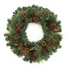 Mixed Pine and Pinecone Wreath 32"D