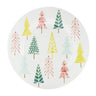 Ceramic Pine Tree Print Plate (Set of 4)