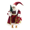 Holiday Santa with Pine Tree Character 25"H