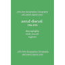 Antal Dorati 1906-1988. Discography and Concert Register. [2004].