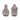 Speckled Ceramic Bottle Vase (Set of 4)