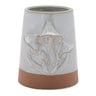 Tapered Porecelain Planter with Mushrooms (Set of 2)
