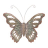 Distressed Metal Butterfly Wall Hanging (Set of 2)