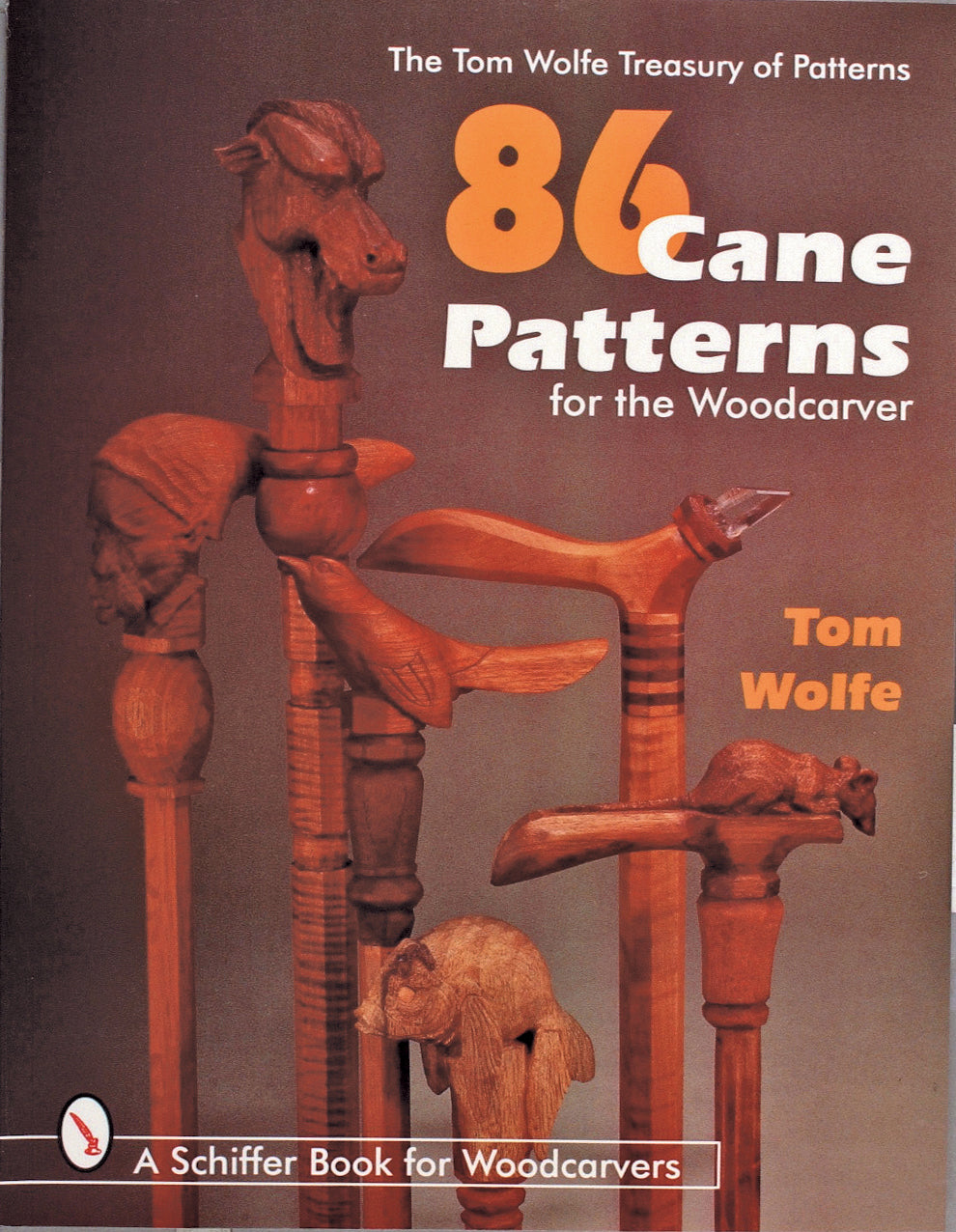 86 Cane Patterns for the Woodcarver by Schiffer Publishing