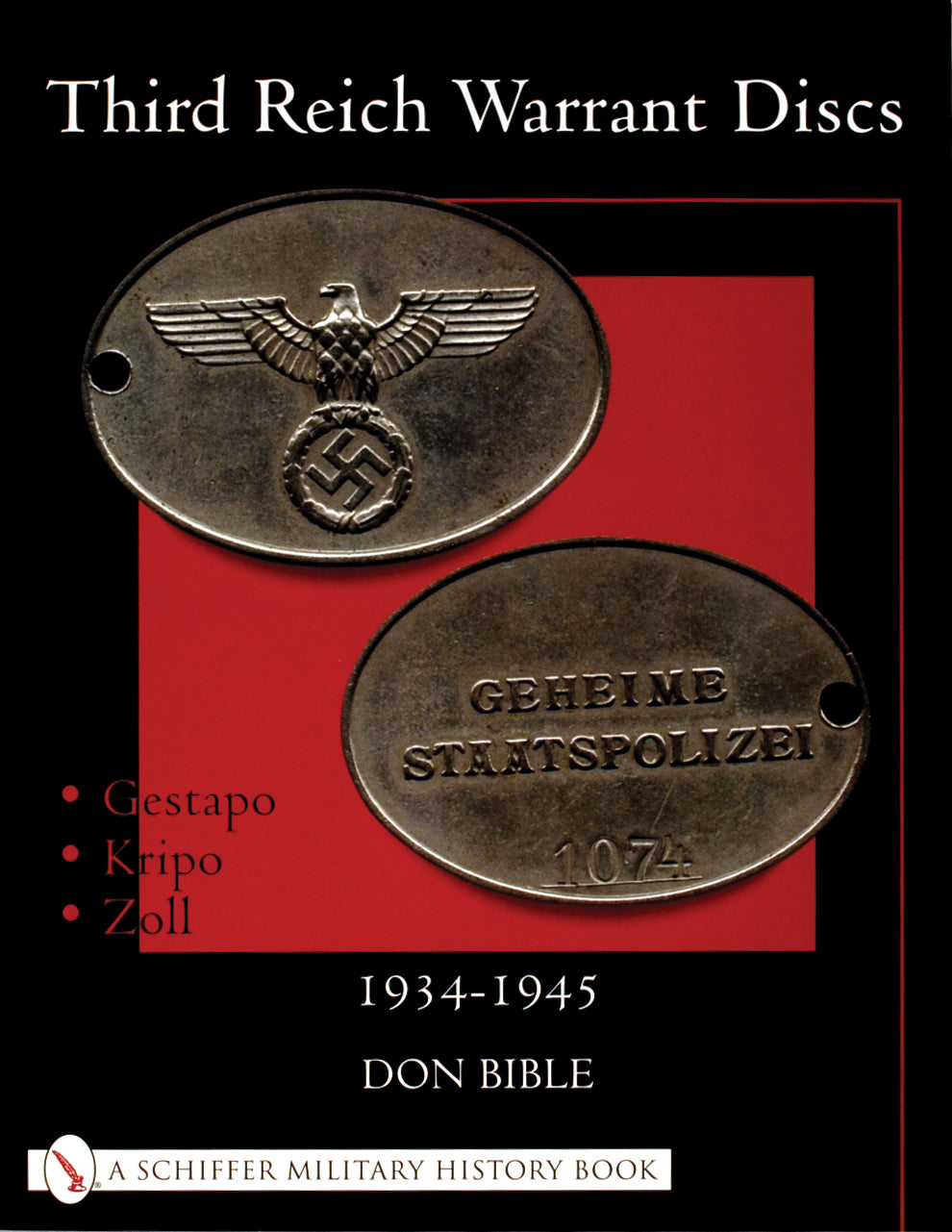 Third Reich Warrant Discs by Schiffer Publishing