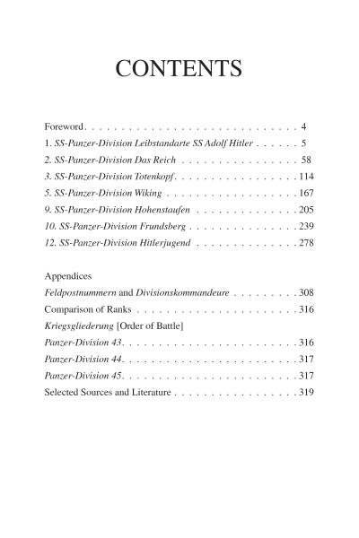 Panzer Divisions of the Waffen-SS by Schiffer Publishing