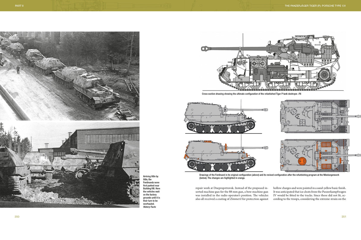 The Porsche Tiger and Ferdinand Tank Destroyer by Schiffer Publishing