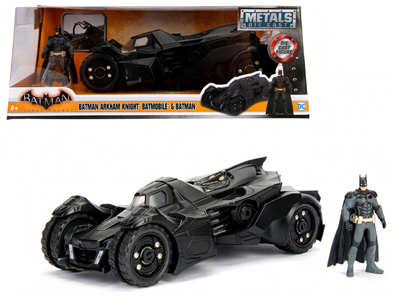 Arkham Knight Batmobile with Batman Diecast Figure 1/24 Diecast Model Car by Jada