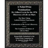 A Nobel Prize Nomination: The 1976 Discovery of Life on Mars: Dr. Gilbert Levin: The Mars Viking  Labeled Release Experiments