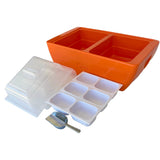 REVO Dubler Cooler | Orange Burst | Insulated Party Cooler by REVO COOLERS, LLC