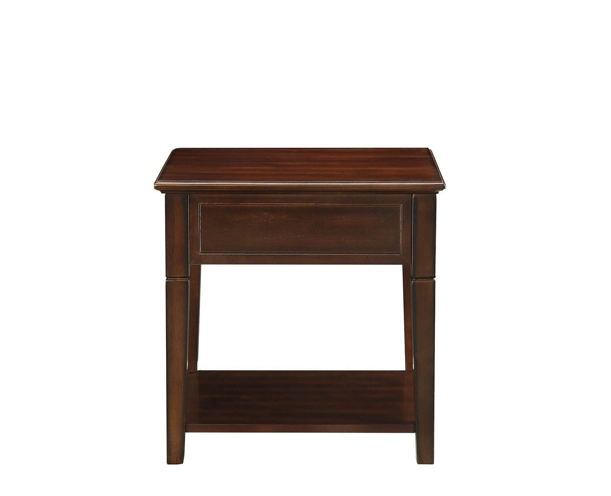 ACME Malachi End Table in Walnut by Blak Hom