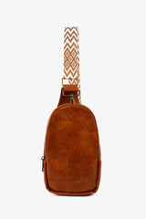 Adjustable Strap PU Leather Sling Bag by Coco Charli