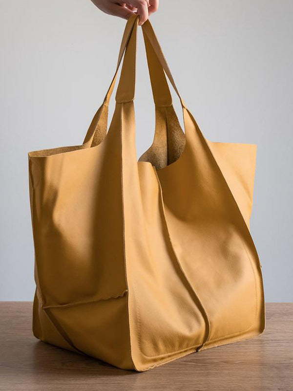 Split-Joint Tote Bags Handbags by migunica