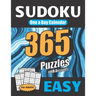 Sudoku One a Day Calendar: for Adults Easy 365 Puzzles with Answers