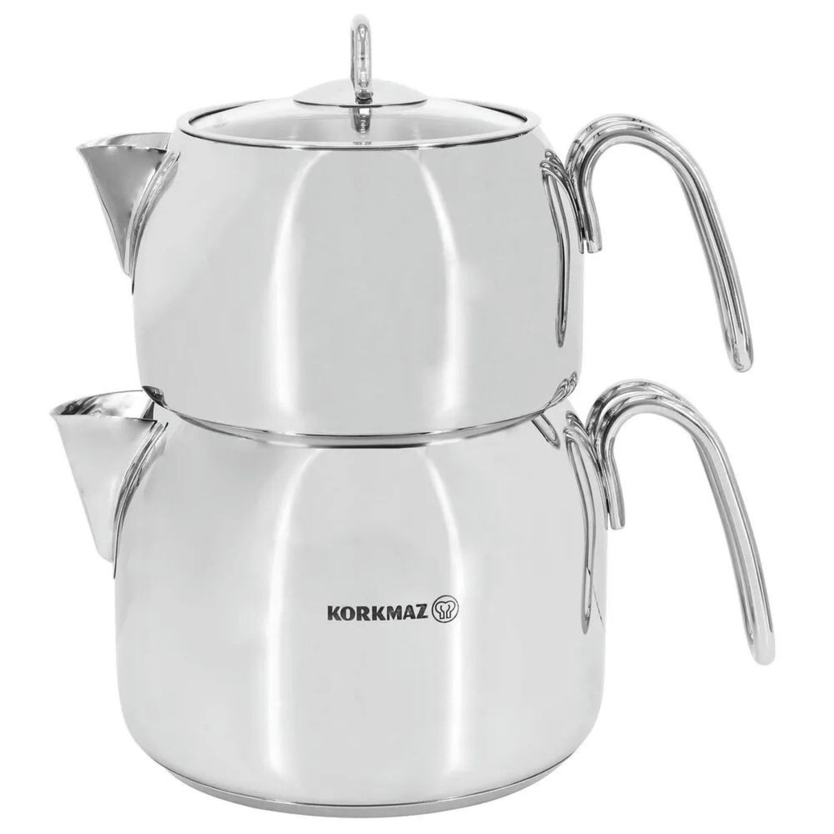 Korkmaz Perla Mega Tea Pot Set - Gray