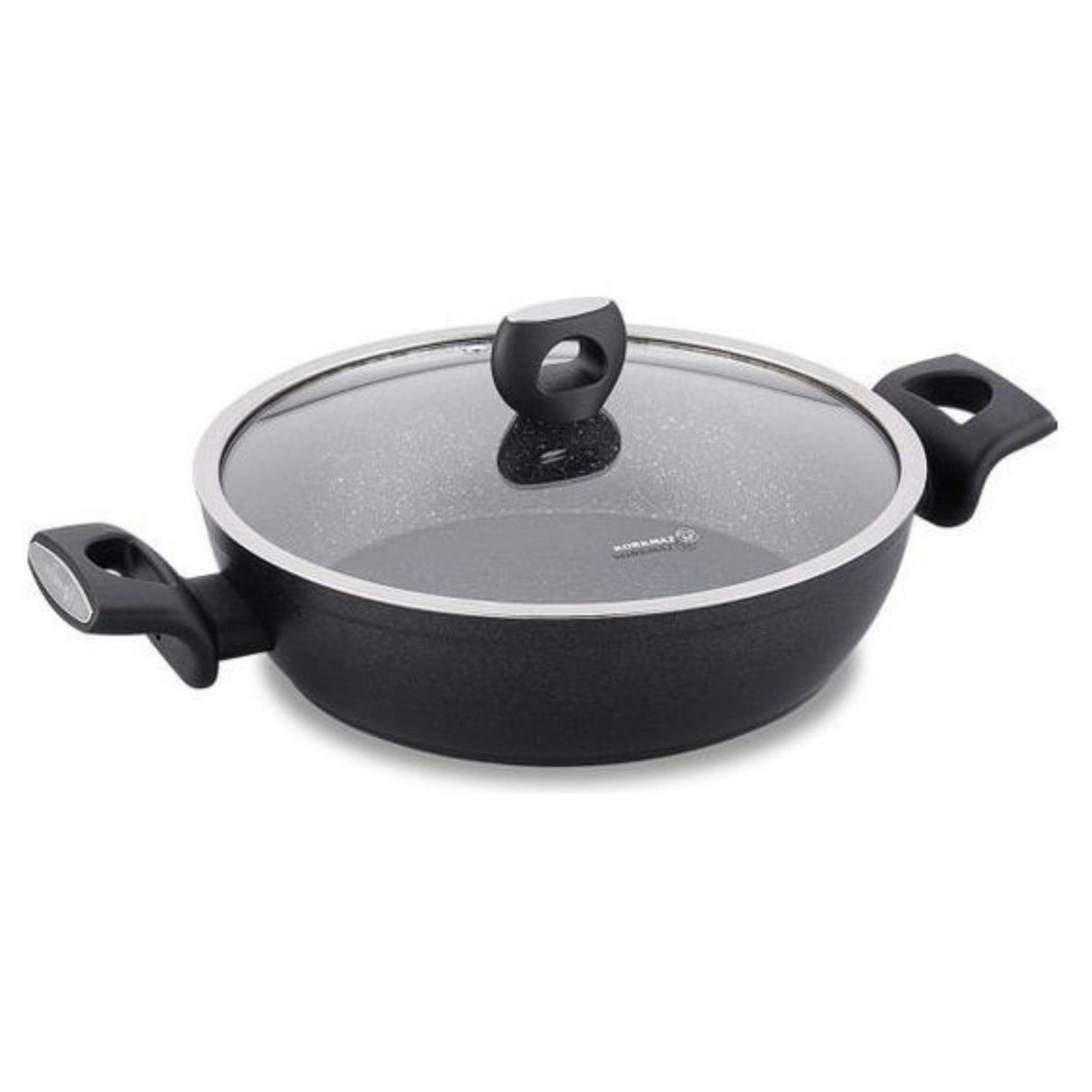 Korkmaz Nora Granita Low Casserole 24X5.8 - Black