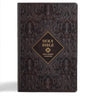 KJV Holy Bible, Giant Print with Cross-References, Dark Brown Leathertouch, Indexed