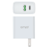 AMPD PD Fast 20W USB C and USB A Dual Port Wall Charger by AMPD