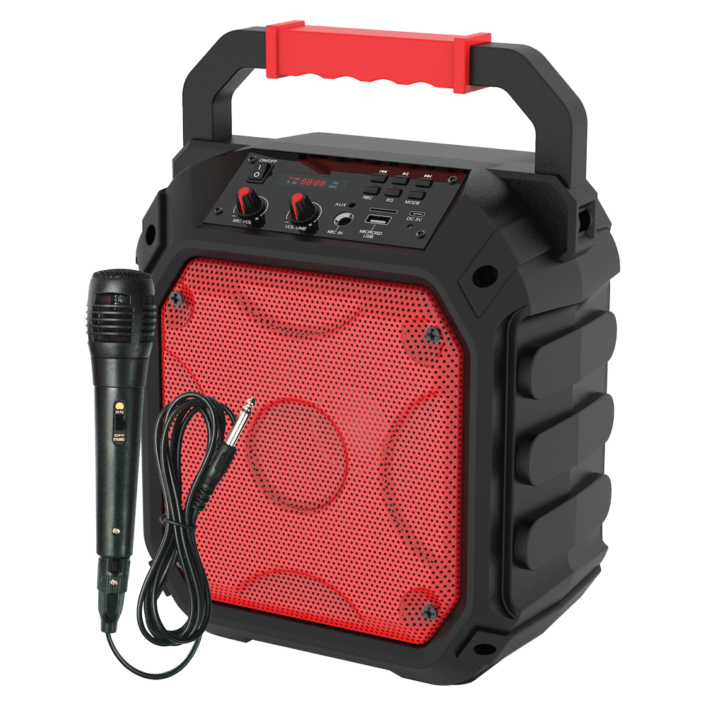 AMPD Party Cube 15W Karaoke Bluetooth Speaker by AMPD