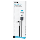 AMPD 90 Degree Gamer USB A to Apple Lightning Cable by AMPD