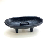 Black Cast Iron Incense Smudge Pot by OMSutra