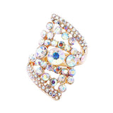 Bubble Stone Cluster Stretch Ring by Madeline Love