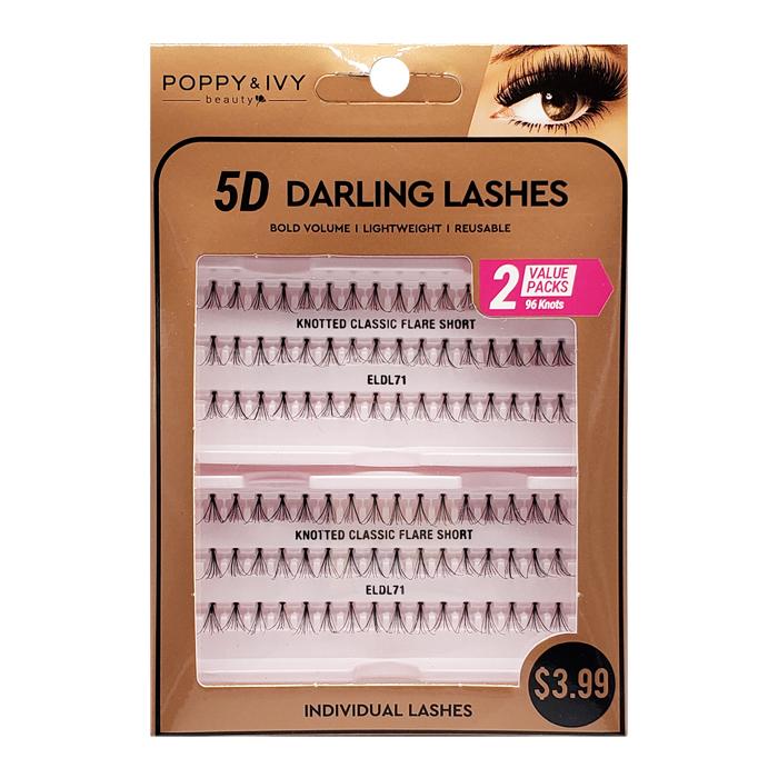 ABSOLUTE Poppy & Ivy 5D Darling Lashes - Knotted Classic Flare Short