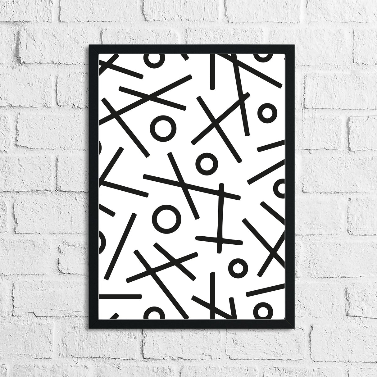 Abstract 3 Simple Line Bedroom Home Wall Decor Print by WinsterCreations™ Official Store