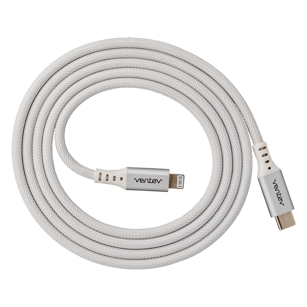 Ventev Chargesync Alloy USB C to Apple Lightning Cable 4ft by Ventev