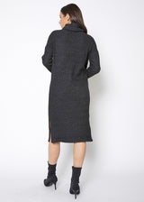 Women's Turtle Neck Midi Sweater Dress by Shop at Konus