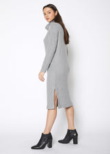 Women's Turtle Neck Midi Sweater Dress by Shop at Konus